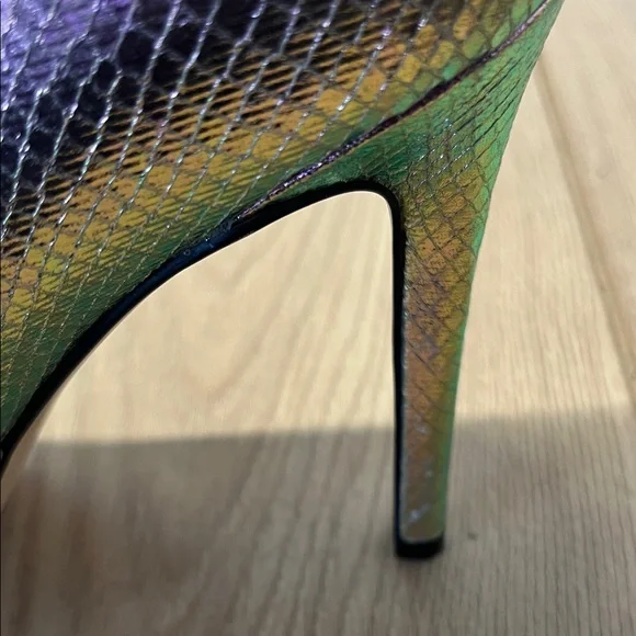Nine West Iridescent Heeled Boots - Picture 7 of 9